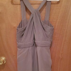 Tevolio Halter Neck Chiffon Dress